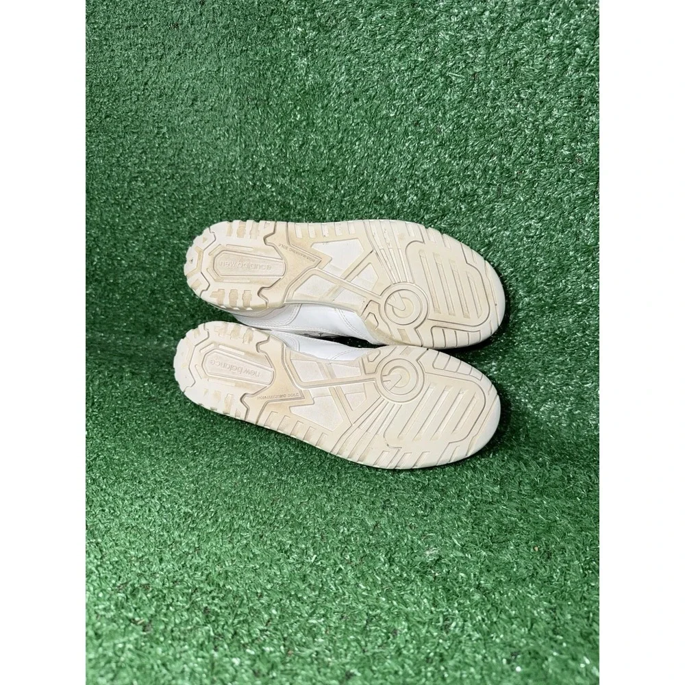 New Balance 550 Womens Size 6.5 White Leather Comfort Shoes Walking Sneakers